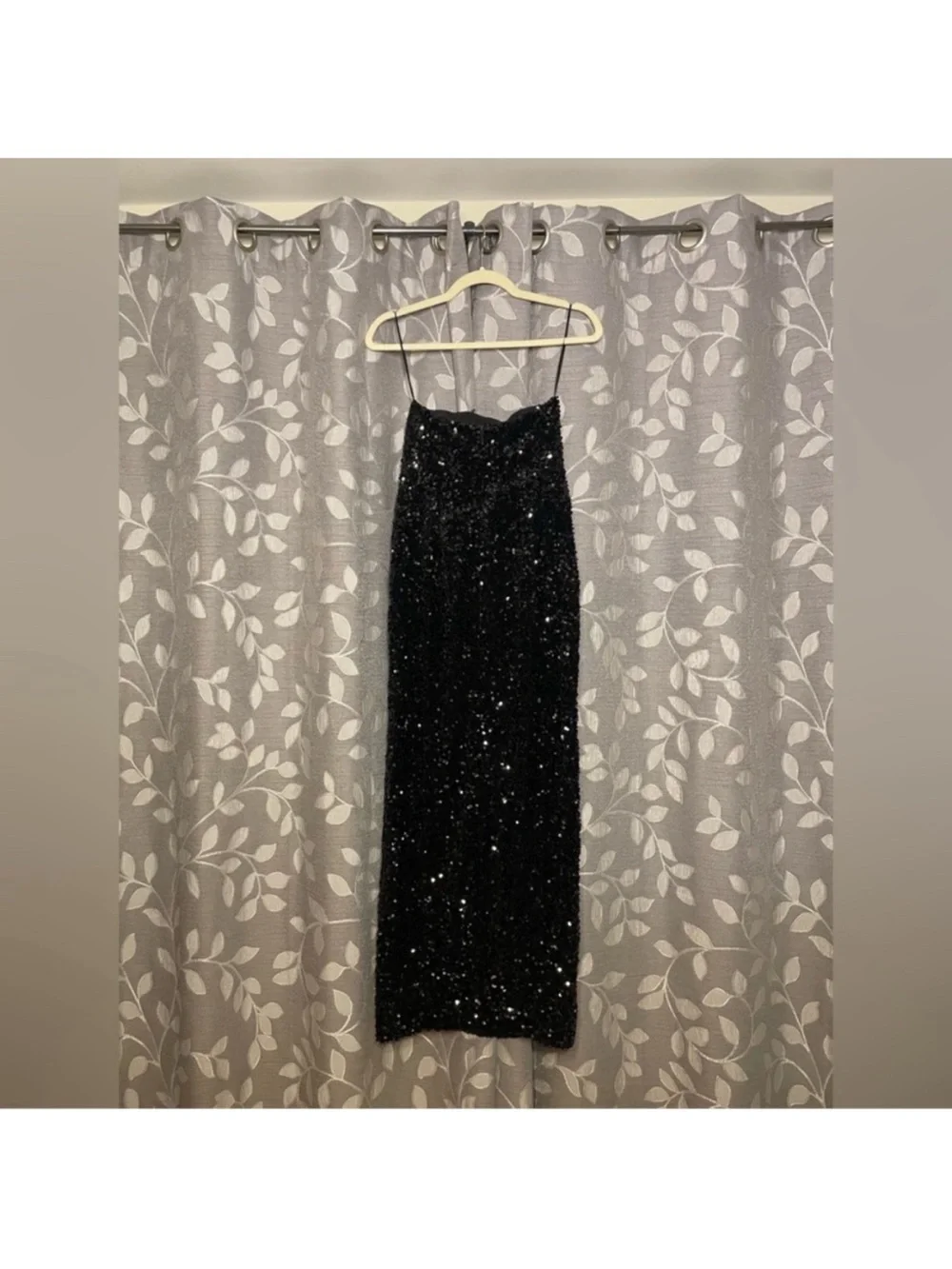 HELSI Leslie Sequin Maxi Dress Black